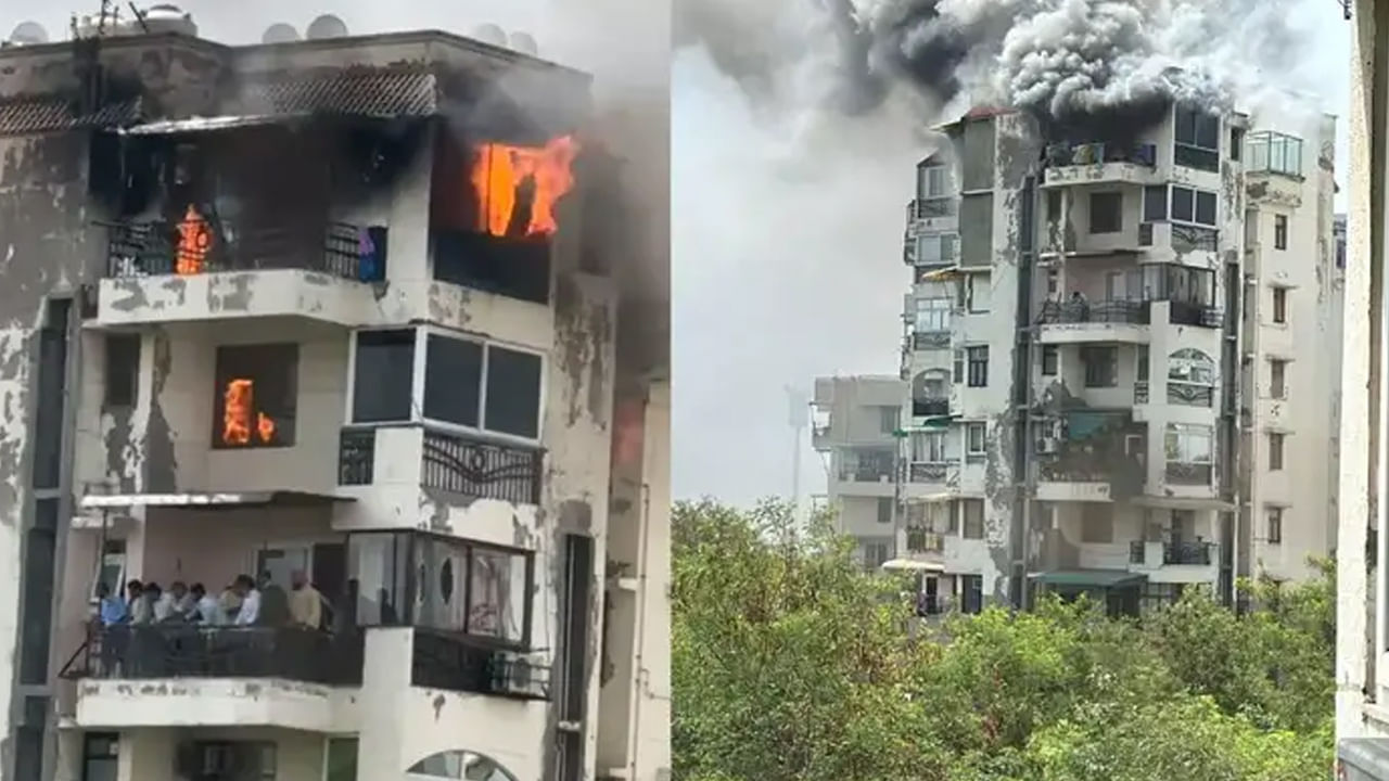 Dwarka Fire Accident: భవనంలో అగ్నిప్రమాదం.. 9వ అంతస్థు నుంచి అమాంతం కిందకి దూకేసిన తండ్రి, పిల్లలు! ఆ తర్వాత..