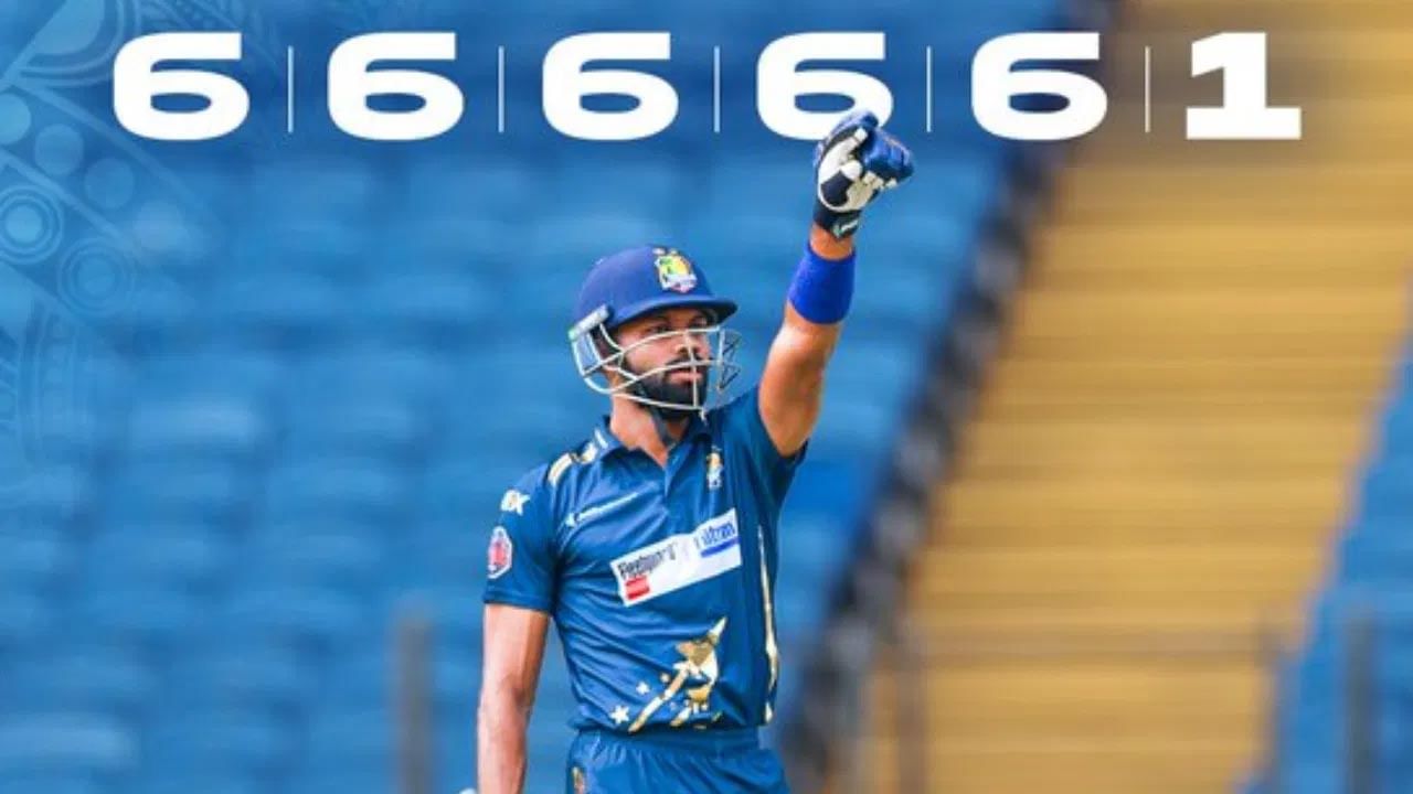 Video: 6,6,6,6,6.. ఎవర్రా సామీ ఈ సిక్సర్ల బీభత్సం.. 26 బంతుల్లోనే