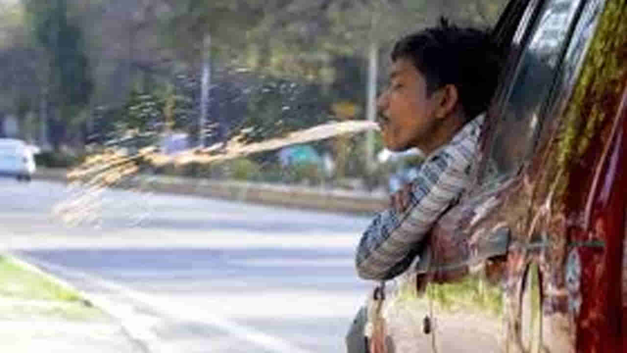 గుట్కా ఉమ్మేందుకు.. 100 కి.మీ వేగంతో వెళ్తున్న కారు డోర్ ఓపెన్ చేశాడు.. ఏమైందంటే..