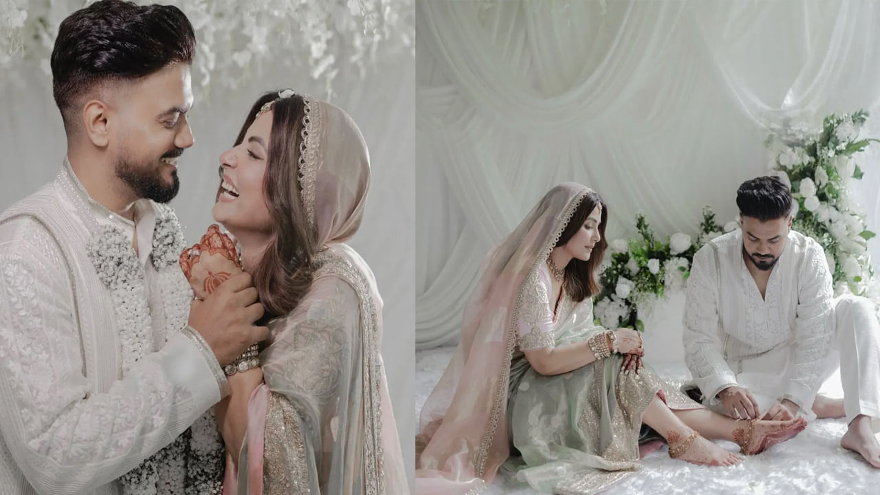క్యాన్సర్ తో పోరాడుతున్న హీనా ఖాన్ కొత్త జీవితంలోకి అడుగు.. ప్రియుడు రాకీ జైస్వాల్‌ను రహస్యంగా వివాహం చేసుకున్న అక్షర