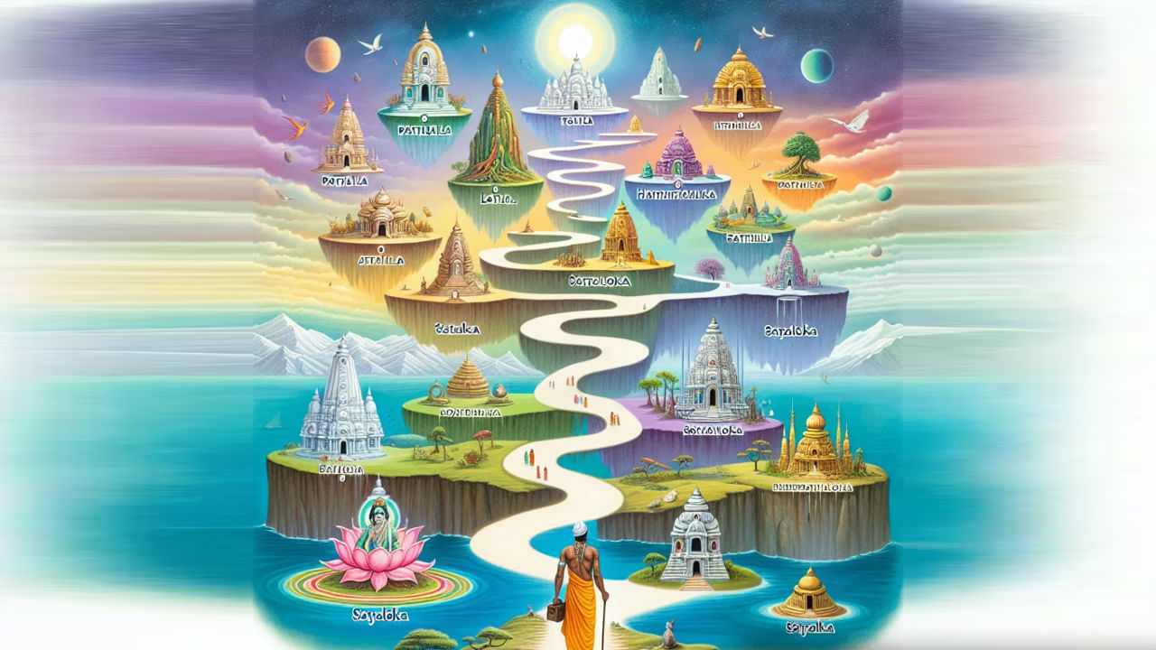 సుతల-లోకం: ఇది 10వ లోకం, భూమి తర్వాత 3వ లోకం. వామనుడు బలి తలపై తన పాదం ఉంచి అతన్ని బహిష్కరించిన తర్వాత బలి చక్రవర్తి ఇంద్రుని స్థితి వైభవంతో ఇక్కడ నివసిస్తున్నాడు. రానున్న మన్వంతరంలో స్వర్గంలో ఇంద్ర పదవిని అలకరించనున్నాడు.