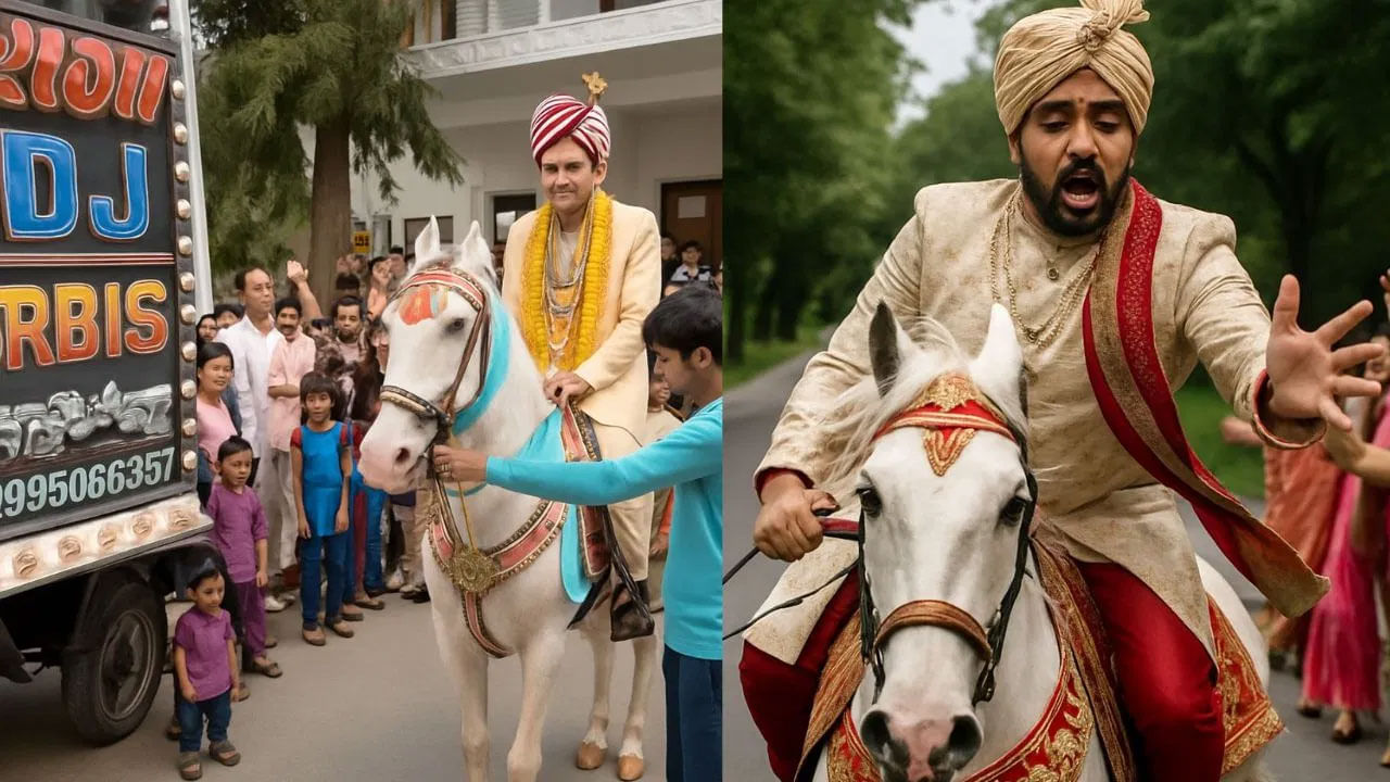 Viral Video: పెళ్లికొడుకును లేపుకెళ్లిన గుర్రం... అంతకు ముందు ఏం జరిగిందో చూస్తే షాక్‌ అవుతారు!