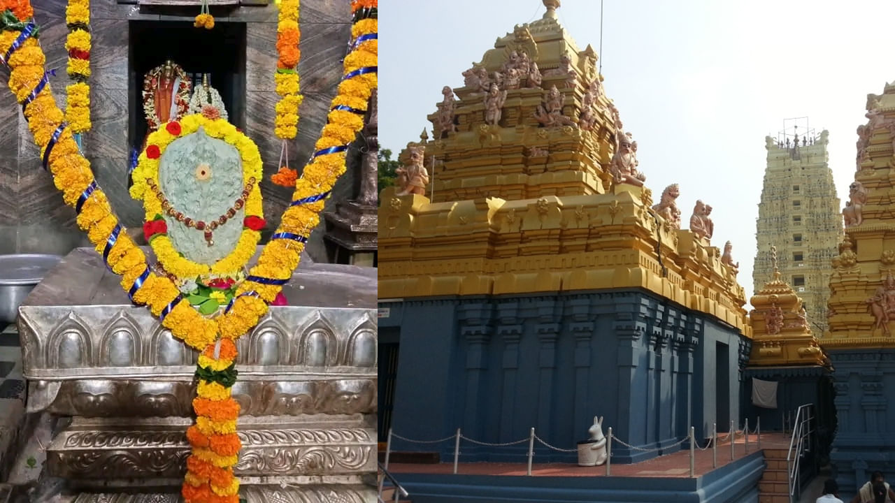క్షీరారామ, పాలకొల్లు: పాలకొల్లులోని క్షీరా రామలింగేశ్వర ఆలయం సాంప్రదాయకంగా నరేంద్ర మృగరాజు (విజయాదిత్య)తో ముడిపడి ఉంది. ఎడారుపల్లి రాగి ఫలకం గ్రాంట్ ప్రకారం 108 యుద్ధాలు చేసి శివాలయాన్ని నిర్మించాడు. పంచరామ మందిరాలలో భాగమైన ఈ ఆలయం, సాధారణ రెండు అంతస్తుల మందిరాలకు భిన్నంగా, ఒక చిన్న లింగంతో కూడిన ఒకే అంతస్తుల నిర్మాణం. ఆలయంపై ఉన్న నలభై ఆరు శాసనాలలో తొలిది 1156 CE నాటిది. తాజాది 1640 CEలో నమోదు చేయబడింది. శిలాశాసన ఆధారాల ఆధారంగా ఈ ఆలయం 11వ శతాబ్దం CEలో నిర్మించబడిందని నమ్ముతారు. స్థానిక పురాణం ప్రకారం. క్షీర రామ లింగేశ్వరుడు ఇక్కడ విష్ణువుకు సుదర్శన చక్రాన్ని సమర్పించాడు. ఓ మహర్షి శివుడి నుంచి వరాలు, పాలు పొందాడు. అందుకే దీనికి క్షీర (పాలు) అనే పేరు వచ్చింది.