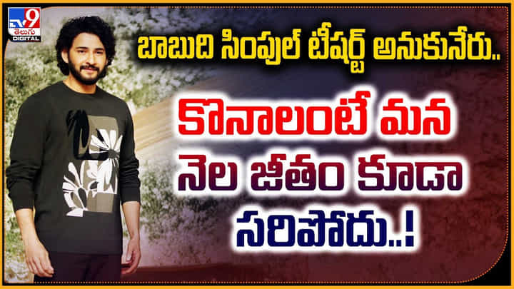 బాబుది సింపుల్ టీషర్ట్ అనుకునేరు.. కొనాలంటే మన నెల జీతం కూడా సరిపోదు బాబుది సింపుల్ టీషర్ట్ అనుకునేరు.. కొనాలంటే మన నెల జీతం కూడా సరిపోదు