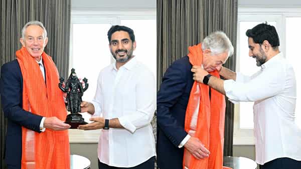Nara Lokesh: టోనీ బ్లెయిర్తో లోకేష్ భేటీ.. ఉన్నత విద్యలో సంస్కరణలు, సాంకేతిక మద్దతుపై సమీక్ష