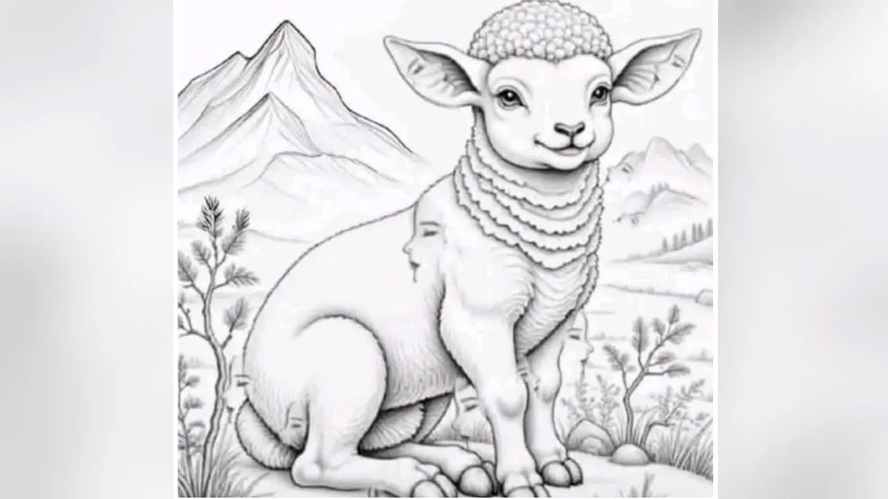 Optical Illusion: మీ మెదడుకి పదును ఈ చిత్రం.. గొర్రెపిల్లలో ఉన్న ముఖాలు ఎన్నో చెప్పుకోండి చూద్దాం