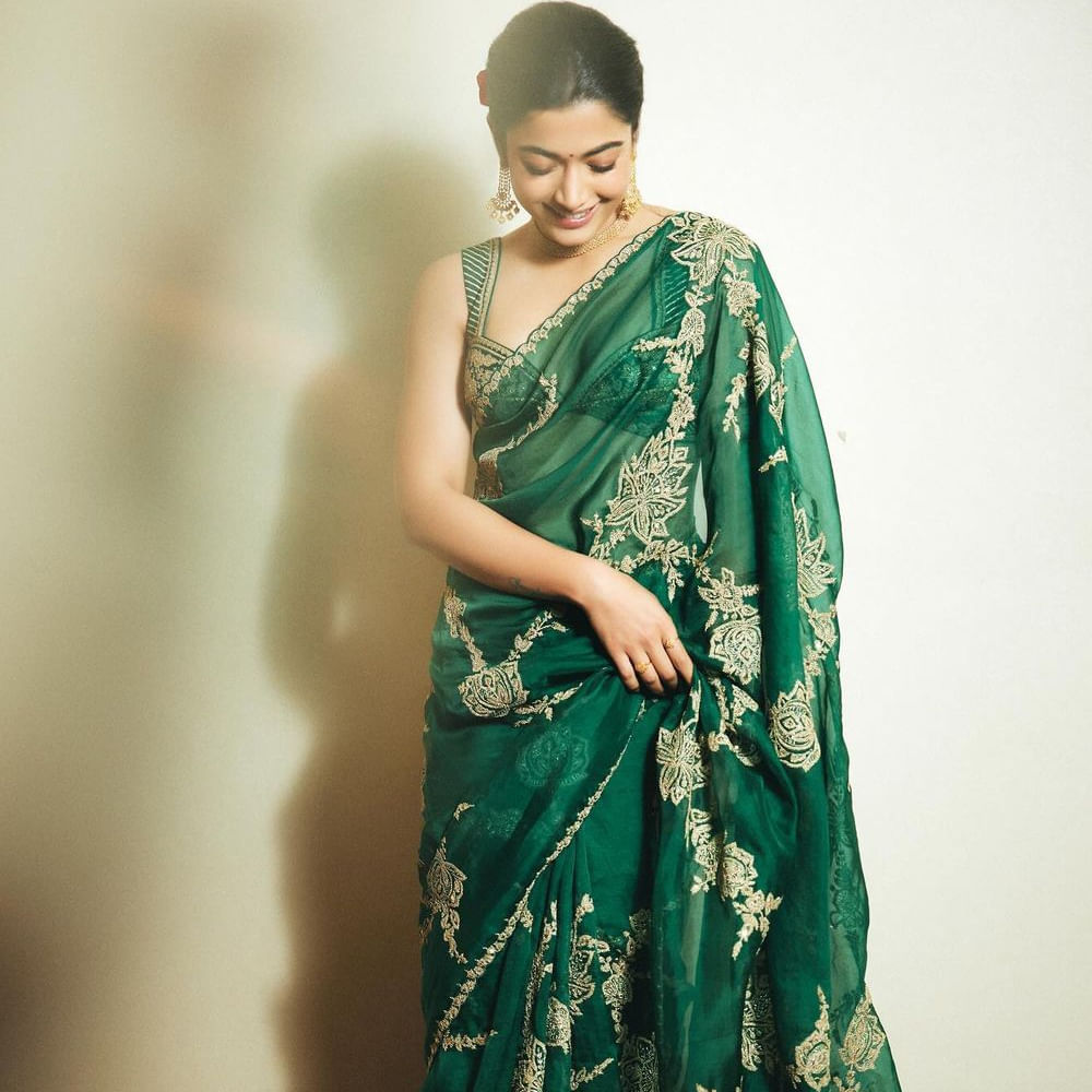 Rashmika Mandanna Saree