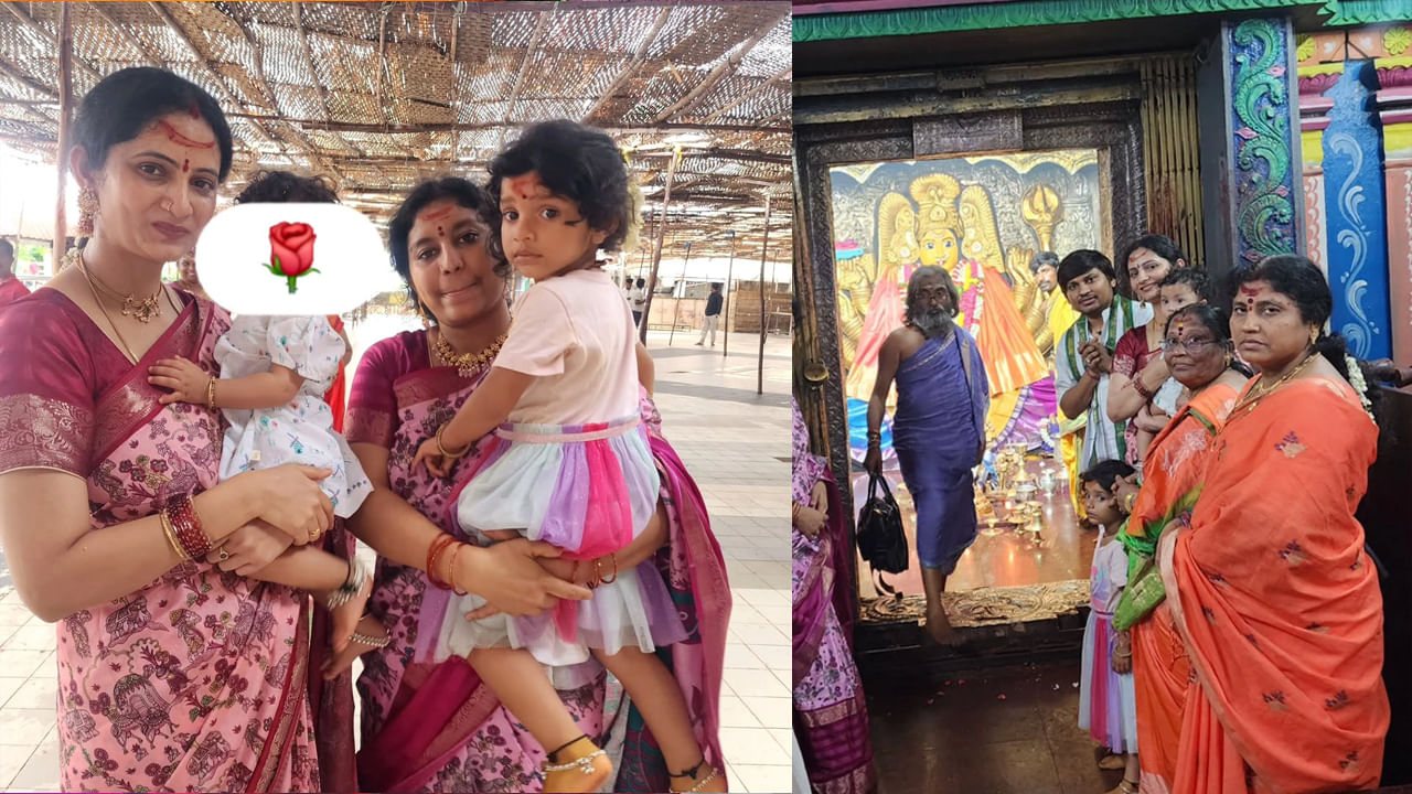 Jabardasth Rakesh: వరంగల్ భద్రకాళి ఆలయంలో జబర్దస్త్ కపుల్.. రాకింగ్ రాకేష్- సుజాత కూతురిని చూశారా? ఫొటోస్ వైరల్