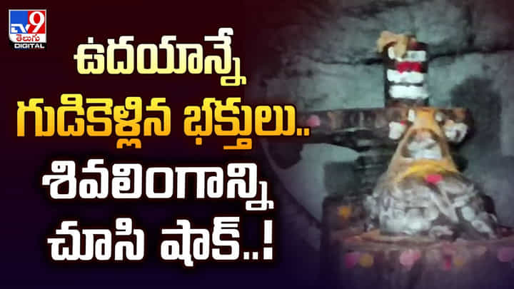 ఉదయాన్నే ఆలయానికి వెళ్లిన భక్తులు.. శివలింగంపై ఉన్నది చూసి షాక్ ఉదయాన్నే ఆలయానికి వెళ్లిన భక్తులు.. శివలింగంపై ఉన్నది చూసి షాక్