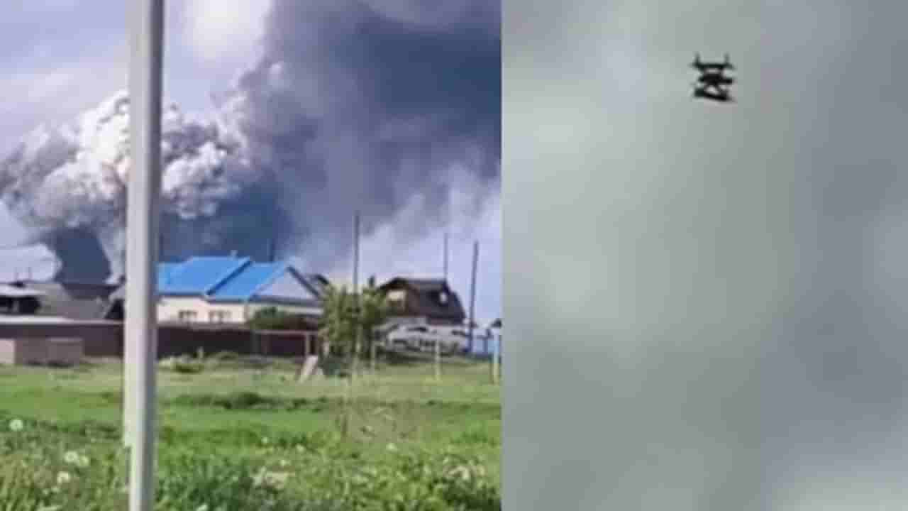 రష్యా వైమానిక స్థావరంపై ఉక్రెయిన్ డ్రోన్ దాడి.. 40 విమానాలను ధ్వంసం..!