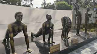 Yoga day special:అగరబత్తులపై 60 యోగాసనాలు.. ఆయన ట్యాలెంట్‌ చూస్తే మతి పోవాల్సిందే!