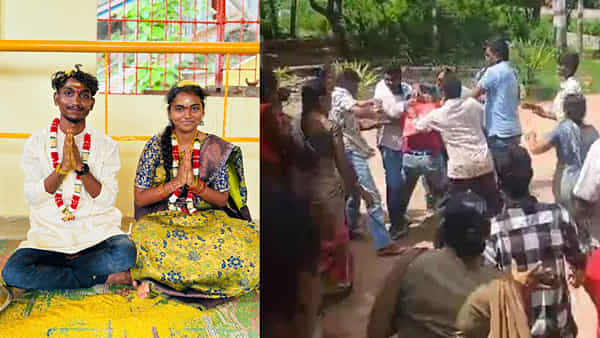 పోలీస్ స్టేషన్లో ప్రేమ జంట.. 50 మందితో వచ్చిన అమ్మాయి తల్లిదండ్రులు! స్టేషన్లోనే..