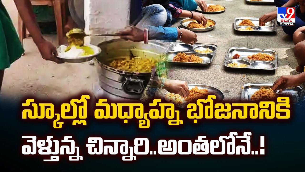 స్కూల్లో మధ్యాహ్న భోజనానికి వెళ్తున్న చిన్నారి.. అంతలోనే..!