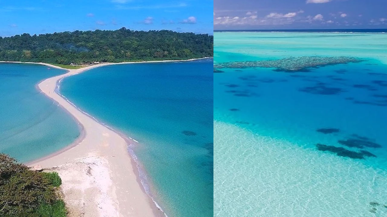 యూనియన్ టెరిటరీలైన అండమాన్ & నికోబార్ దీవులు 1962.0 కి.మీ. ఉండగా ఇది దేశంలో అతి ఎక్కువ తీరప్రాంతం కలిగిన ప్రదేశంగా నిలిచింది. లక్షదీప్ దీవులు 132.0 కి.మీ., పాండిచ్చేరి 30.6 కి.మీ. తీర ప్రాంతం కలిగి ఉన్నాయి.