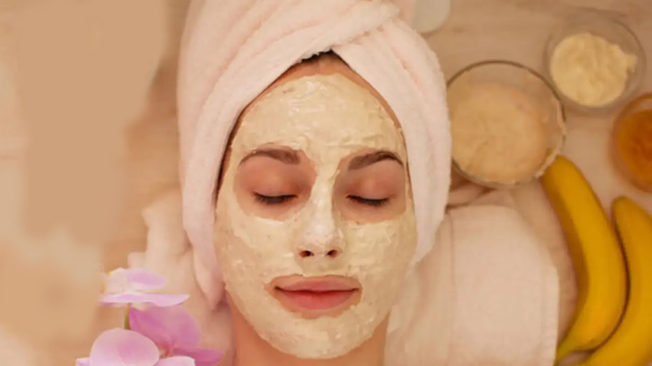Banana And Curd Face Pack