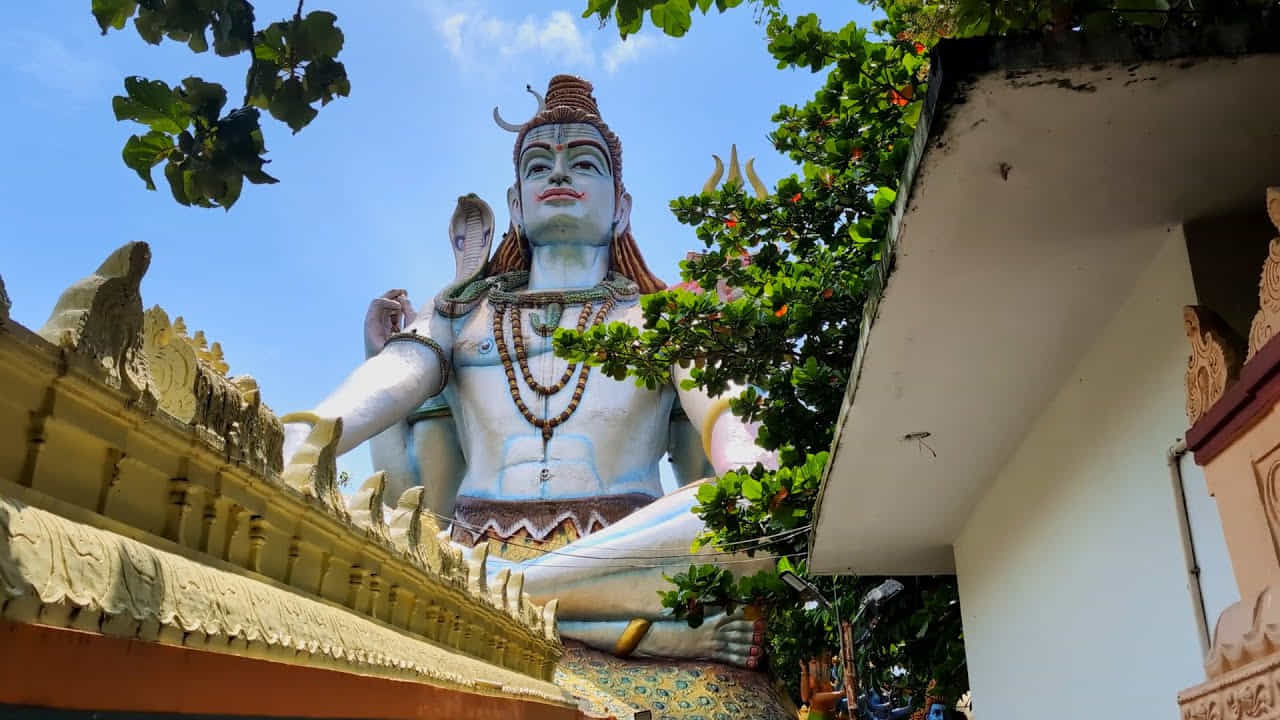 ఆలయ నిర్మాణంలో తమిళనాడు నుంచి వచ్చిన శిల్పులు పాల్గొన్నారు. ఆలయంపై భాగంలో 65 అడుగుల ఎత్తైన ఒక భారీ శివుని విగ్రహం ఉంది. ఇది ఆలయం ప్రధాన ఆకర్షణలలో ఒకటి. ఇంకా, వీరభద్రుడు, ఆంజనేయస్వామి, కాళభైరవుడు వంటి ఇతర దేవతల విగ్రహాలు కూడా ఆలయంలో ఉన్నాయి. ఆలయంలోని అనేక విగ్రహాలు, ప్రత్యేకమైన జలాల మధ్య దేవతల దర్శనం ఈ ఆలయాన్ని ప్రత్యేకంగా చేస్తాయి. ఈ ఆలయం భక్తులకు ఒక ప్రశాంతమైన, ఆధ్యాత్మిక అనుభవాన్ని అందిస్తుంది.