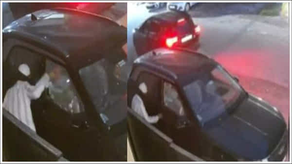 Car Robbery: 60 సెకన్లలోనే కారు దొంగతనం.. వామ్మో వీళ్లు మామూలు దొంగలు కాదు.. సీసీ టీవీలో రికార్డ్..