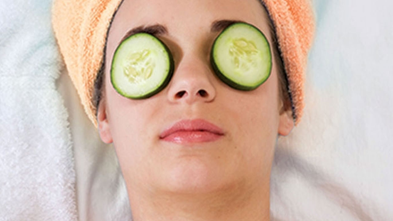 Cucumber On Eyes