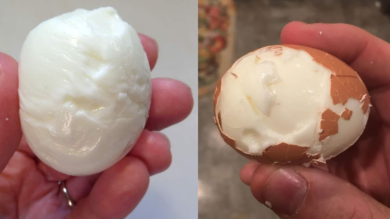 
అయితే ఇలా తీసే క్రమంలో కొన్ని కొన్ని సార్లు గుడ్డు పెంకలు సరిగ్గా రాకా.. మీ గుడ్డు అంతటా విరిగిపోతుంది, అంతే కాకుండా ఈ పెంకులు మన చేతులకు గుర్చుకొని.. కిందపడి అందులోని పచ్చసోన నాశనం అవడం కూడా జరుగుతుంది. అలాంటప్పుడు మనకు కొద్దిగా కోపం కూడా వస్తుంది. 
