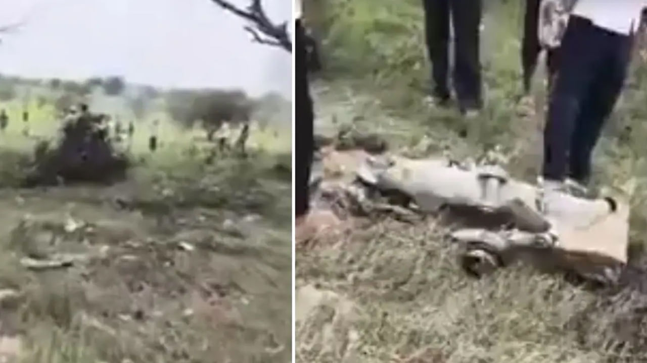 Rajasthan plane crash: రాజస్థాన్‌లో కూలిన ఎయిర్‌ ఫోర్స్‌ ఫైటర్‌ జెట్‌.. స్పాట్‌లోనే పైలట్‌ మృతి!