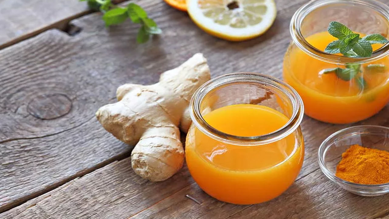 Ginger And Turmeric Water