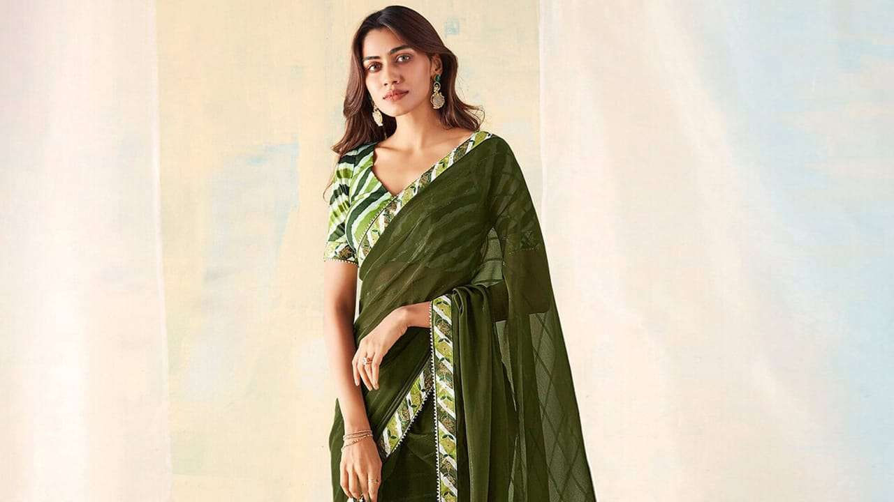 Green Saree