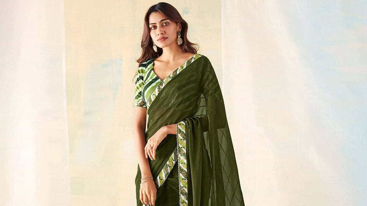 పల్లు చక్కగా ఉంచండి: పల్లు లేదా చీర వదులుగా ఉండే చివరను వివిధ మార్గాల్లో కప్పుకోవచ్చు. ఆధునిక లుక్ కోసం, పల్లును చక్కగా మడతపెట్టి భుజానికి పిన్ చేయండి. ఇలా చేయడం వల్ల చీర మీకు చిక్కగా సెట్ అవుతుంది. అందరిలో ఆకర్షిణీయంగా ఉంటారు.