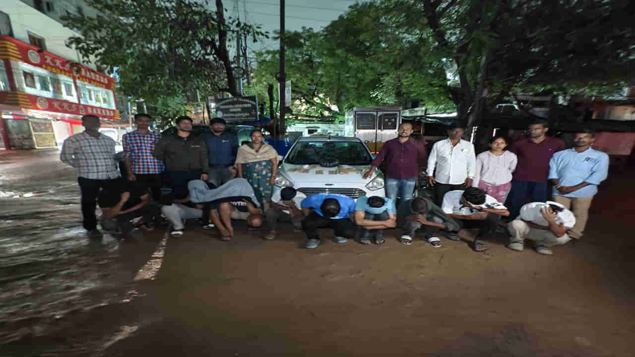 Telangana Video: హైదరాబాద్లో మరో డ్రగ్స్ పార్టీ భగ్నం... 11 మంది ఏపీ ముఠా అరెస్ట్