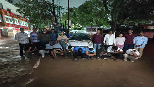 Telangana Video: హైదరాబాద్లో మరో డ్రగ్స్ పార్టీ భగ్నం... 11 మంది ఏపీ ముఠా అరెస్ట్