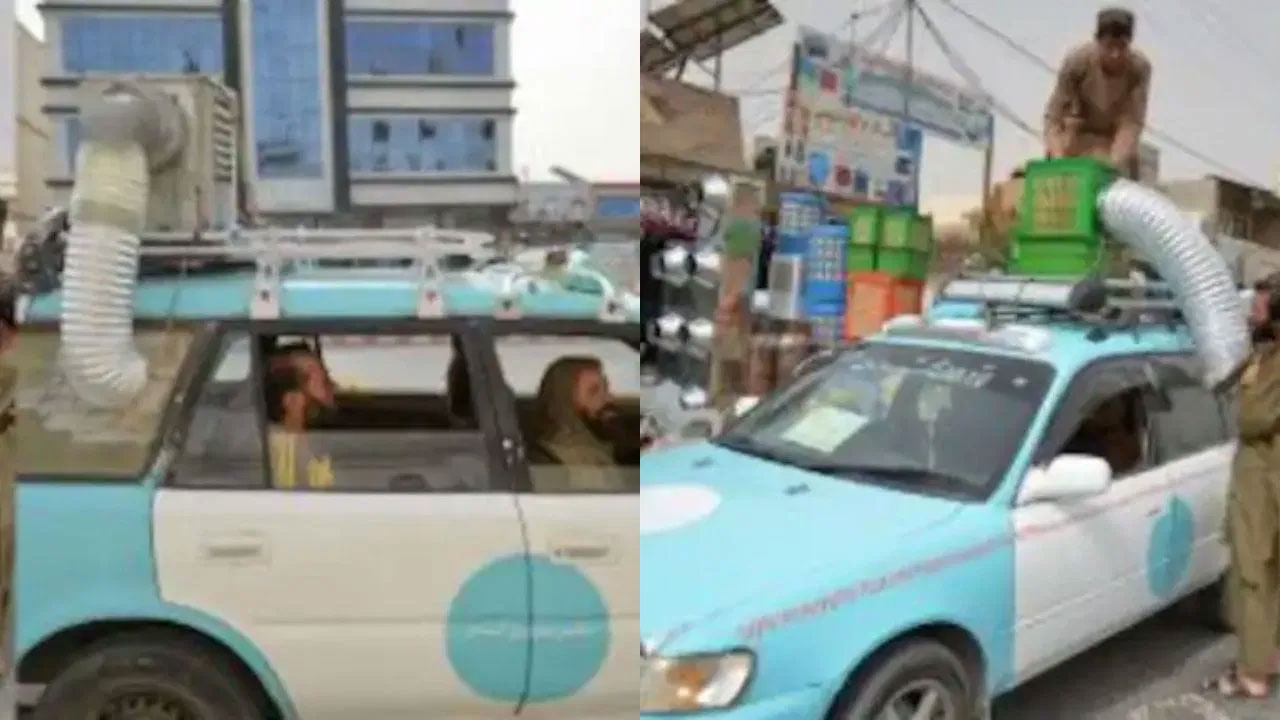 Viral Video: అరేయ్‌ ఎవర్రా మీరంతా.. ఎలా వస్తాయ్‌రా ఇలాంటి ఐడియాలు.. జుగాడ్ ఏసీకి నెటజన్స్ ఫిదా!