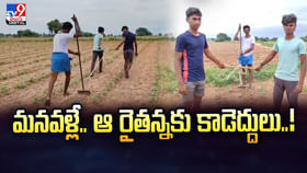 మనవళ్లే.. ఆ రైతన్నకు కాడెద్దులు వైరల్ వీడియో మనవళ్లే.. ఆ రైతన్నకు కాడెద్దులు వైరల్ వీడియో