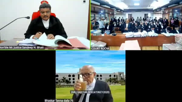 Gujarat High Court: బీర్ తాగుతూ వాదించిన లాయర్.. సీనియర్ అడ్వకేట్పై హైకోర్టు కేసు..!