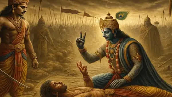 Mahabharat: దుర్యోధనుడు అంతిమ సమయంలో శ్రీ కృష్ణుడికి 3 వేళ్లు ఎందుకు చూపించాడో తెలుసా..!