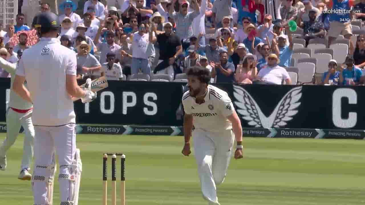 Lords Test : జైక్ క్రాలీ వికెట్ తీసి సింహంలా గర్జించిన నితీష్ కుమార్ రెడ్డి.. నాలుగో రోజు మ్యాచ్లో ఉద్రిక్తత