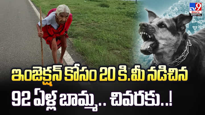 ఇంజెక్షన్ కోసం 20 కి.మీ నడిచిన 92 ఏళ్ల బామ్మ.. చివరకు ఇంజెక్షన్ కోసం 20 కి.మీ నడిచిన 92 ఏళ్ల బామ్మ.. చివరకు