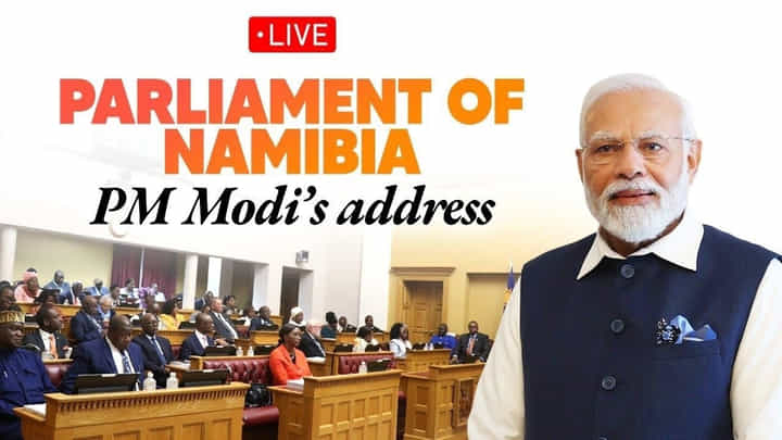 PM Modi: నమీబియా పార్లమెంట్లో ప్రధాని మోదీ కీలక ప్రసంగం.. PM Modi: నమీబియా పార్లమెంట్లో ప్రధాని మోదీ కీలక ప్రసంగం..
