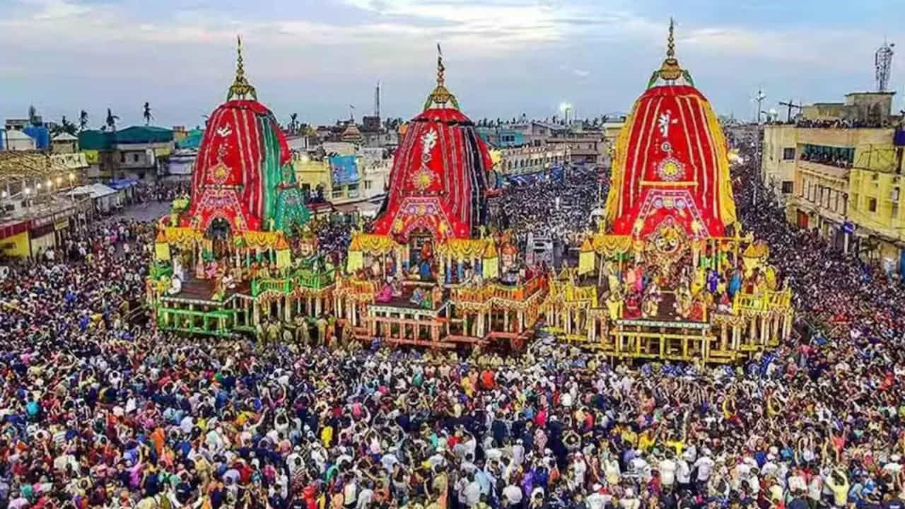విశ్వభసు కూతురిని పెళ్లి చేసుకోమని ఇంద్రద్యుమ్నుడు తన అనుచరుడిని పంపిస్తాడు. తన కూతురుతో వివాహం జరిగిన తర్వాత విశ్వభసు తన అల్లుడికి కళ్లకు గంతలు కట్టి అడవి మార్గంలో తీసుకెళ్లి ఒక గుహలో ఆ బ్రహ్మ పదార్థాన్ని చూపిస్తాడు. అది చూసిన అనుచరుడు ఇంద్రద్యుమ్నుడికి ఈ వార్తను చేరవేస్తాడు. వెంటనే ఇంద్రద్యుమ్నుడు తన సైన్యంతో విశ్వభసు పాలిస్తున్న రాజ్యానికి బయలుదేరుతాడు. ఇంద్రద్యుమ్నుడు విశ్వభసును కలిసి ఆ గుహ దగ్గరికి తీసుకు వెళ్ళమని చెప్తాడు.