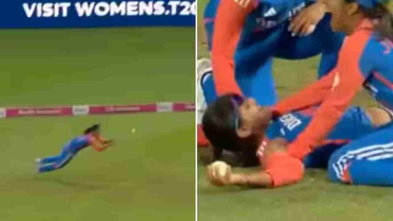 Radha Yadav : ఓర్నాయనో.. లేడీ కాదు శివంగి.. చిరుతలా ఎగిరి క్యాచ్ పట్టేసింది.. షాకింగ్ వీడియో వైరల్