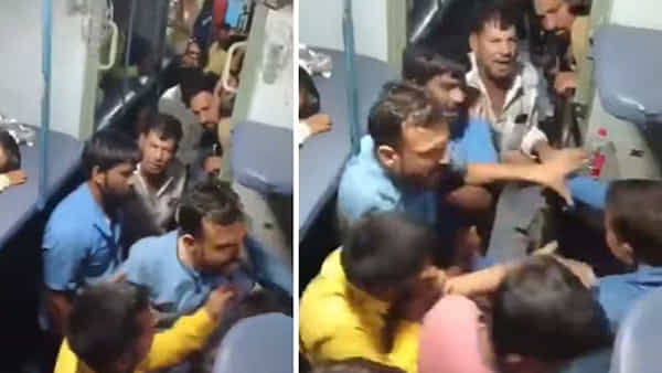 Viral Video: రైల్వే క్యాటరింగ్ సిబ్బంది దాదాగిరి... ఫిర్యాదు చేసినందుకు చితకొట్టారు