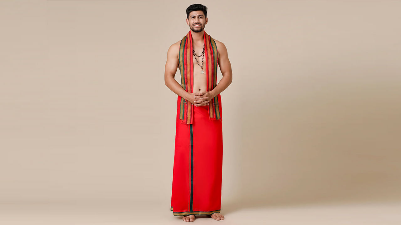 Red Dhoti