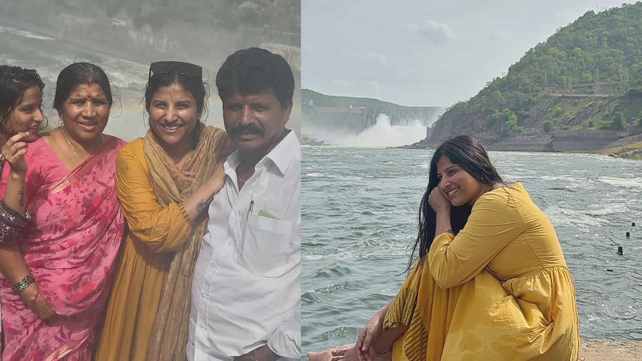 అయితే దీనిపై వివరణ ఇచ్చిన మంగ్లీ ఇప్పుడు శ్రీశైలంలో కనిపించింది. గురుపూర్ణిమ సందర్భంగా తన తల్లిదండ్రులు , సోదరితో కలిసి శ్రీశైలం జలాశయంతో పాటు అక్కడ ప్రకృతి అందాలను ఆస్వాదించింది.