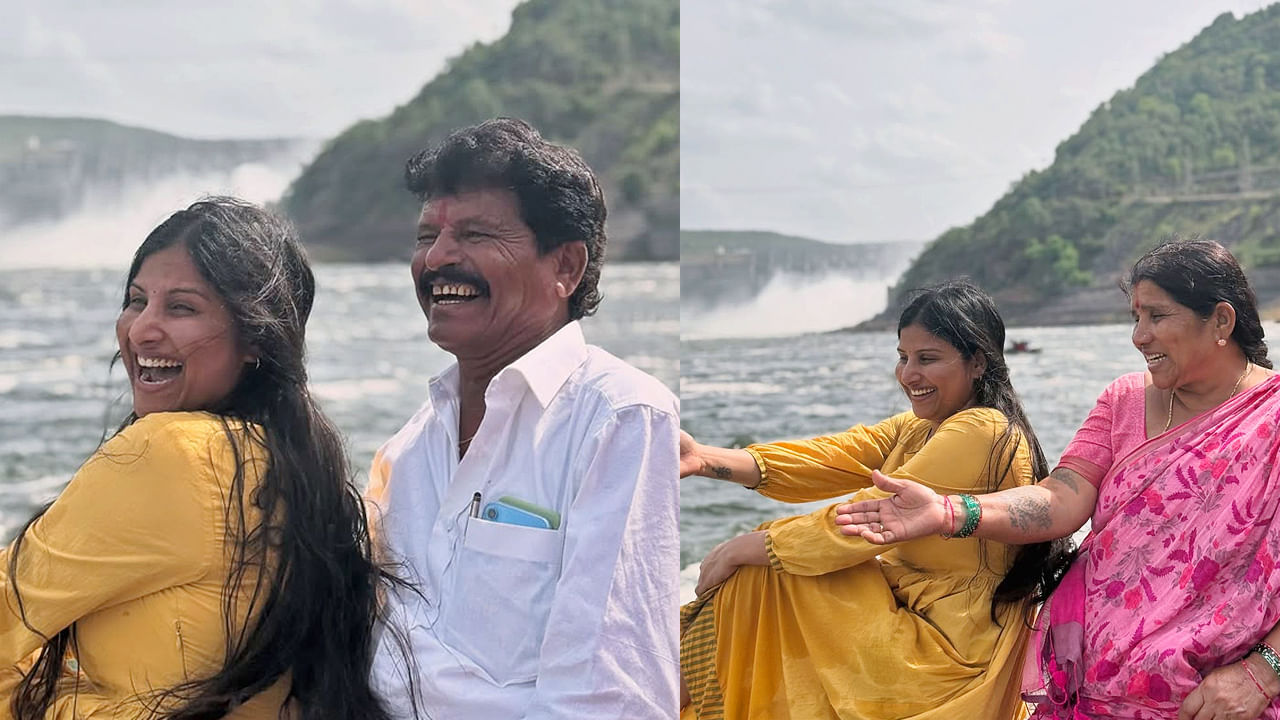  'ఎన్నో రంగులు విరచిమ్ముతూ, జీవితంలో ఉన్న భిన్నత్వానికి ప్రతీకగా ఈ ఇంద్రధనుస్సు కనిపించటం, ఆ దేవుని ఆశీస్సులుగా భావిస్తున్నాను' అంటూ ఈ విషయాన్ని సోషల్ మీడియాలో షేర్ చేసింది మంగ్లీ. 