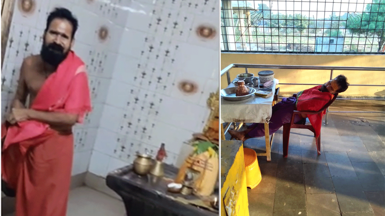 Telangana: గర్భగుడిలో గుట్టుగా యవ్వారం.. దేవుడికి పూజలు చేయాల్సిందిపోయి.. ఈ పూజారి ఏం చేశాడంటే