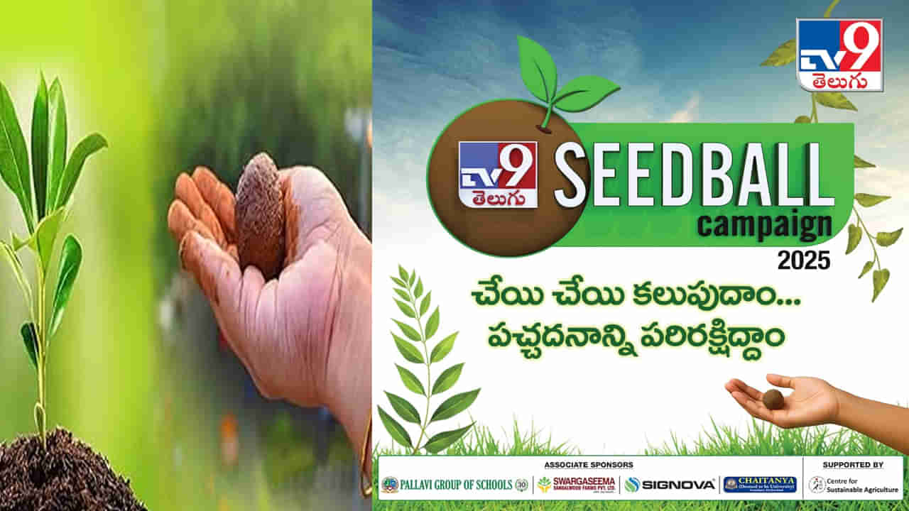 TV9 Seed Ball Campaign 2025: పర్యావరణ పరిరక్షణ కోసం TV9 సీడ్ బాల్ క్యాంపెయిన్.. అందరికీ ఆహ్వానం..