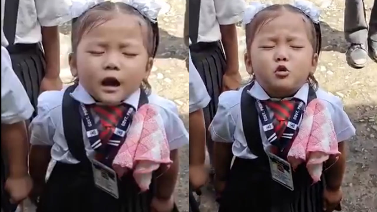 Viral Video: అందంగా జనగణమన ఆలపిస్తున్న చిన్నారి దేవ దూత.. అందరినీ అలరిస్తోన్న క్యుట్ గర్ల్ వీడియో