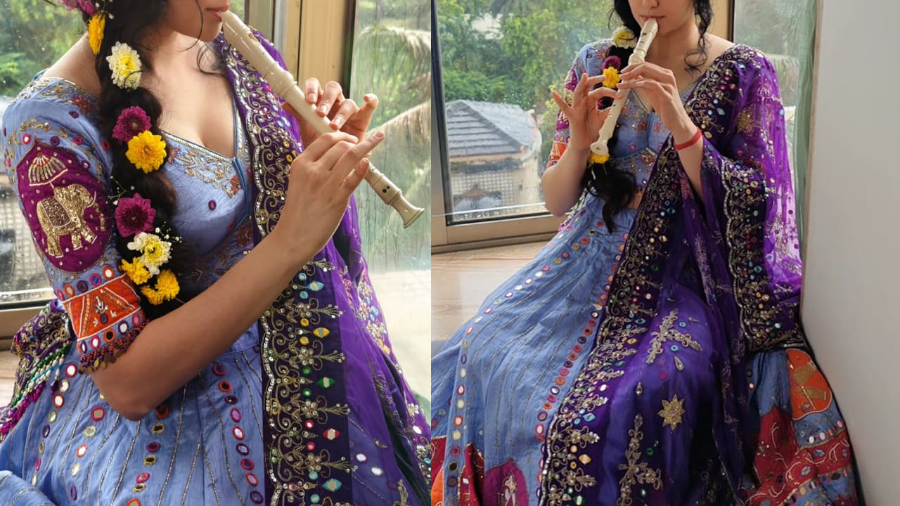 Tollywood: ఫొటో స్టిల్ కాదు.. ఈ టాలీవుడ్ హీరోయిన్ పిల్లన గ్రోవిని ఎంత బాగా వాయించిందో మీరే చూడండి.. వీడియో