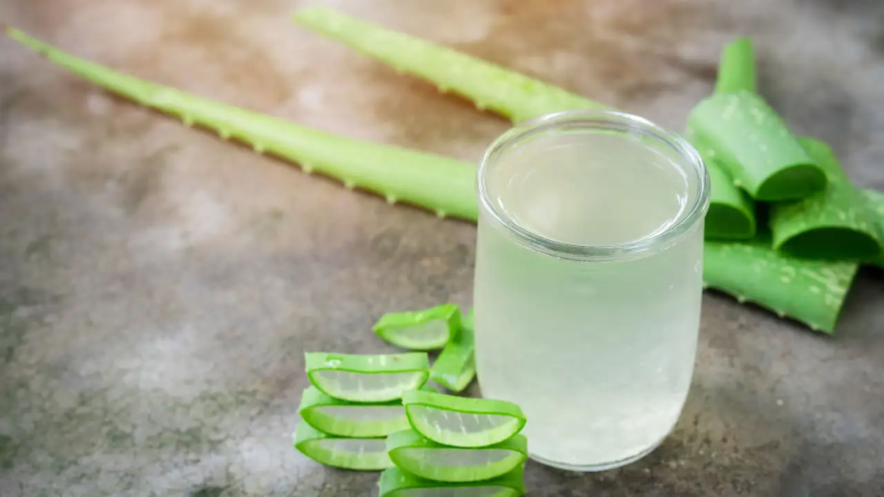 Aleo Vera Juice Glass