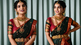 ఏముందిరా బాబూ.. చీరకట్టులో చందమామలా..