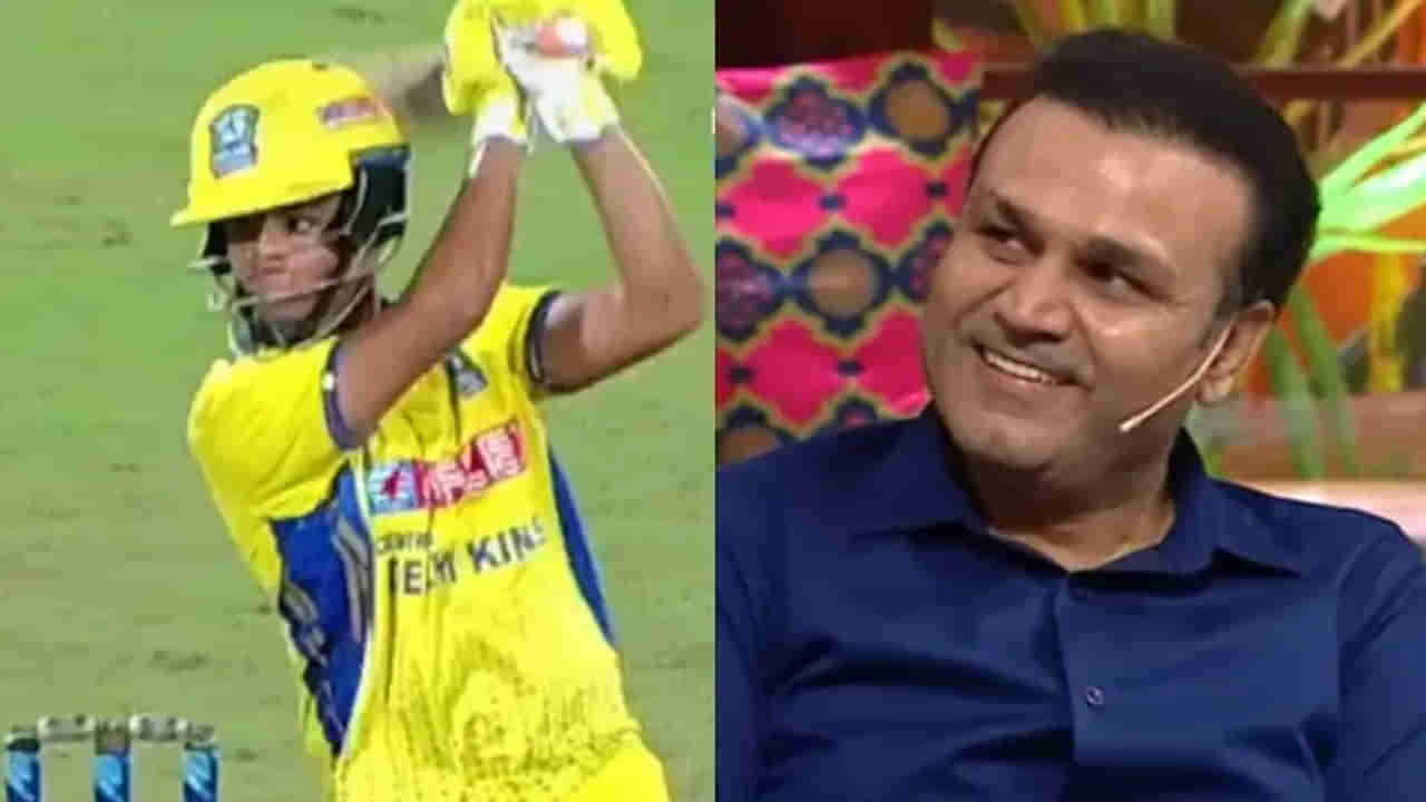 Video: అచ్చం తండ్రిలాగే.. టీమిండియా బౌలర్ను ఉతికి ఆరేసిన సెహ్వాగ్ పెద్ద కొడుకు!