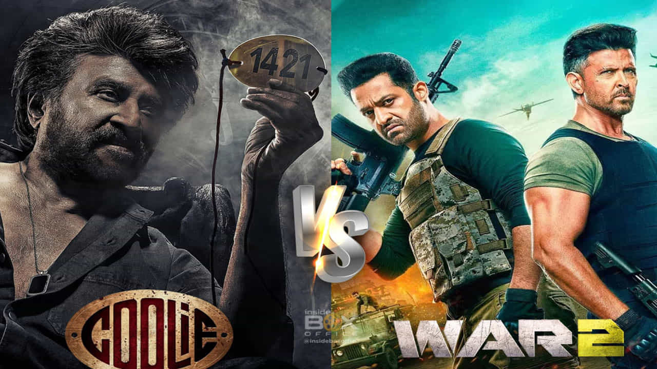 ఆగస్ట్ 15 వీకెండ్ ఈసారి భారీగా ఉండబోతుంది. ఓవైపు రజినీకాంత్ కూలీ.. మరోవైపు ఎన్టీఆర్, హృతిక్ రోషన్ వార్ 2 సినిమాలు ఒకేరోజు రానున్నాయి. ఈ రెండింటిపై అంచనాలు భారీగా ఉన్నాయి.. మార్కెట్ పరంగానూ రెండు ఢీ అంటే ఢీ అంటున్నాయి. హిందీ, తెలుగులో తారక్ ఎడ్జ్ తీసుకుంటే.. సౌత్ అంతా కూలీ అండర్ కంట్రోల్‌లోనే ఉంది.